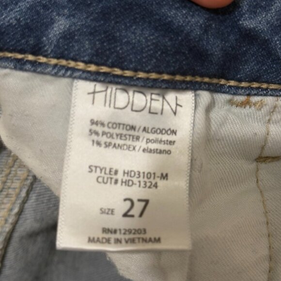 HIDDEN JEANS | High Waist Flare Jeans - Size 27 - Picture 11 of 11